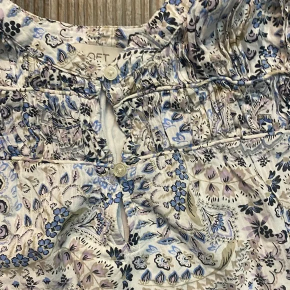 LOFT Paisley Blouse - Picture 4 of 5
